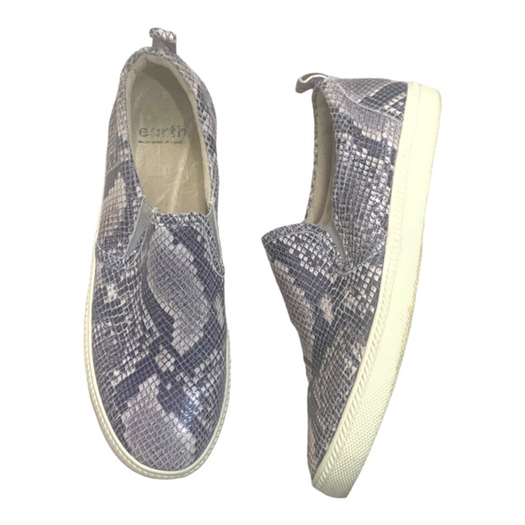 Earth Shoes - Earth Zen Groove Taupe Multi Shiny Python sz9 EUC